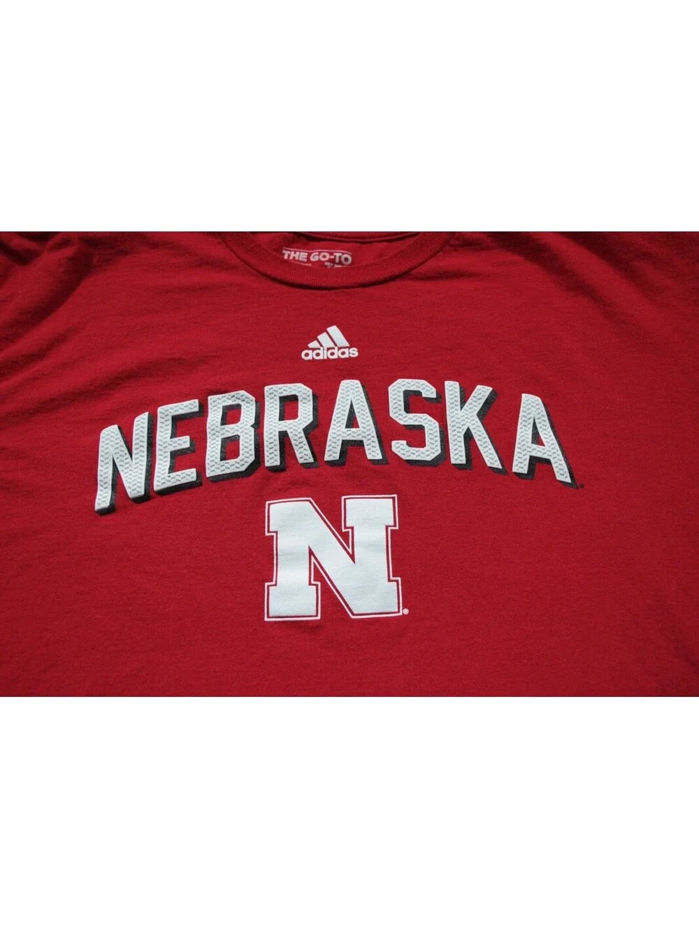University of Nebraska Lincoln Cornhuskers T-Shirt adidas XL Red Huskers Shirt